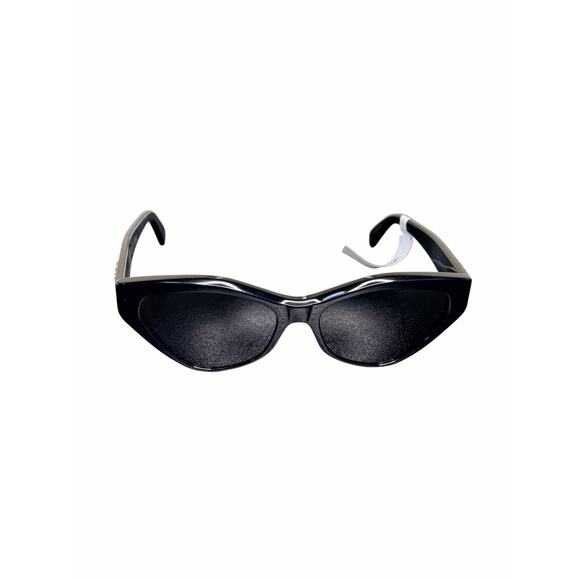 Celine NWT Triomphe 17 56MM Cateye Sunglasses in Black with Leather Crossbody main image 8